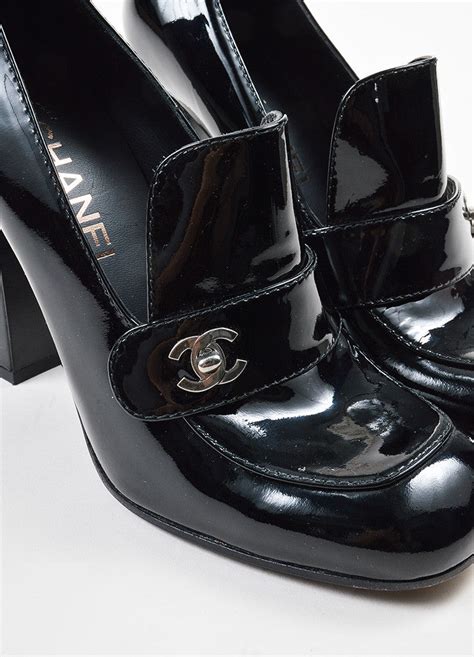 chanel loafer heels